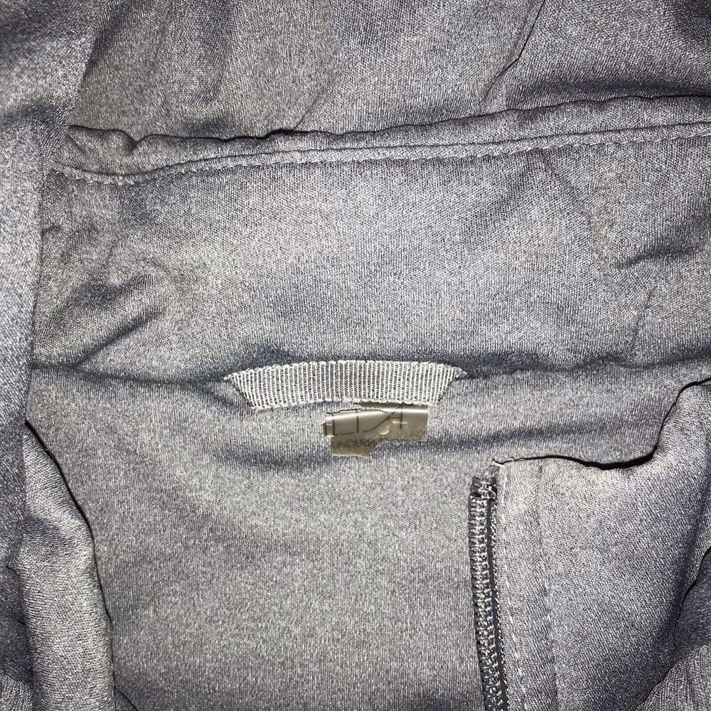 Calia by Carrie Underwood Womens‎ Large Gray Hooded Rutched Zip Puffer Vest - Picture 6 of 12